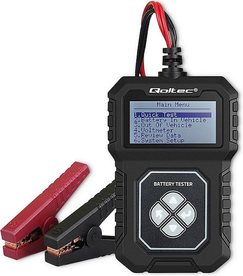 Qoltec Ψηφιακό Battery Tester