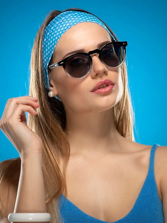 Smooder Unisex Sonnenbrillen mit Schwarz Horn umrandetem Rahmen und Schwarz Farbe Fächer DOG13