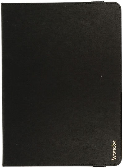 Wonder Leather Flip Cover Μαύρη (Universal 13")