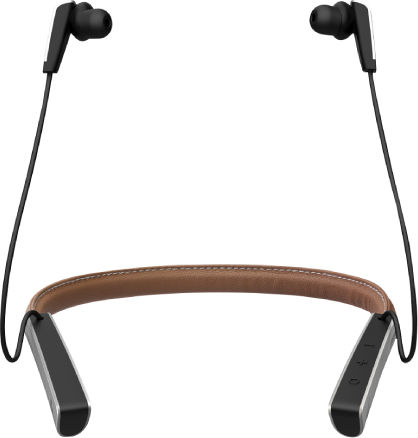 Green Lyca In-Ear Bluetooth Kopfhörer mit Ladekoffer Grau