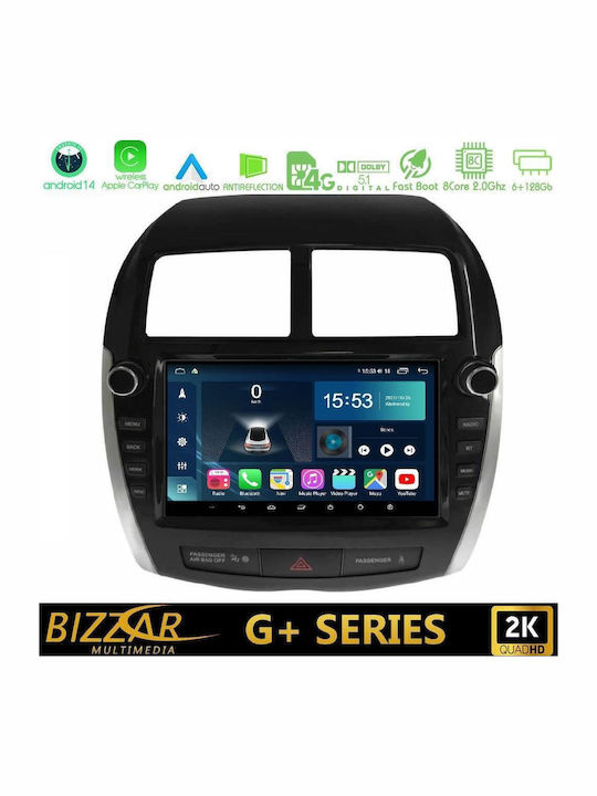 Bizzar Car Audio System for Mitsubishi Asx 2013-2018 (Bluetooth/USB/WiFi/GPS/Apple CarPlay/Android Auto) with 9" Touch Screen