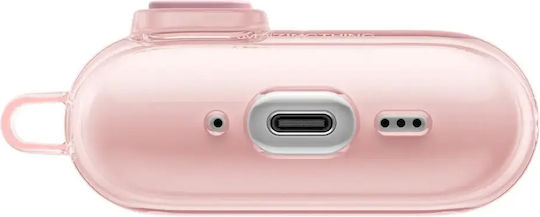 AmazingThing Minimal Click Case Silicone with Hook in Pink color for Apple AirPods Pro 3