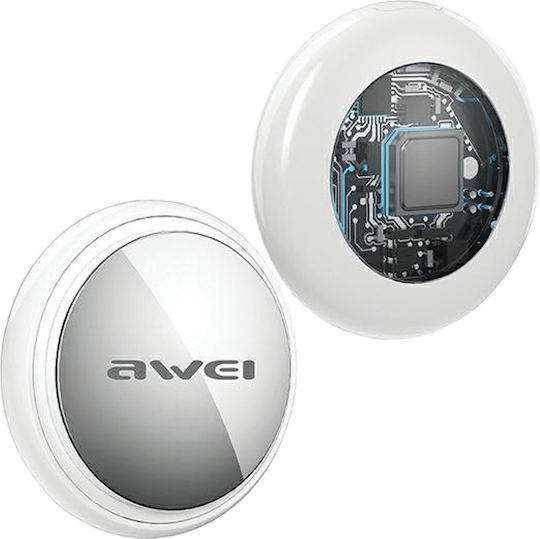 Awei P50 Awei Bluetooth GPS Tracker Kompatibel mit Apple Find My Weiß