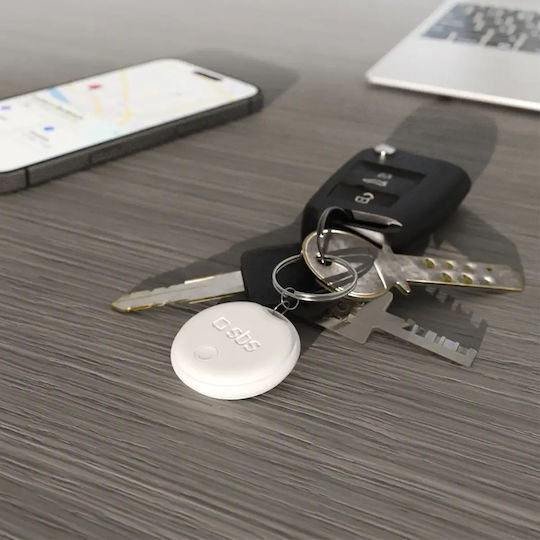 SBS Apple Find My & Google Find Hub Λευκό
