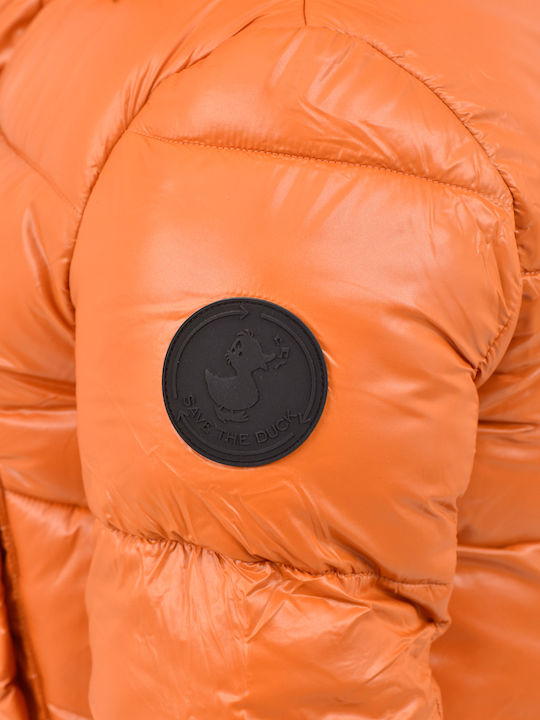 'isla' Women's Puffer Jacket for Winter Fox Brown