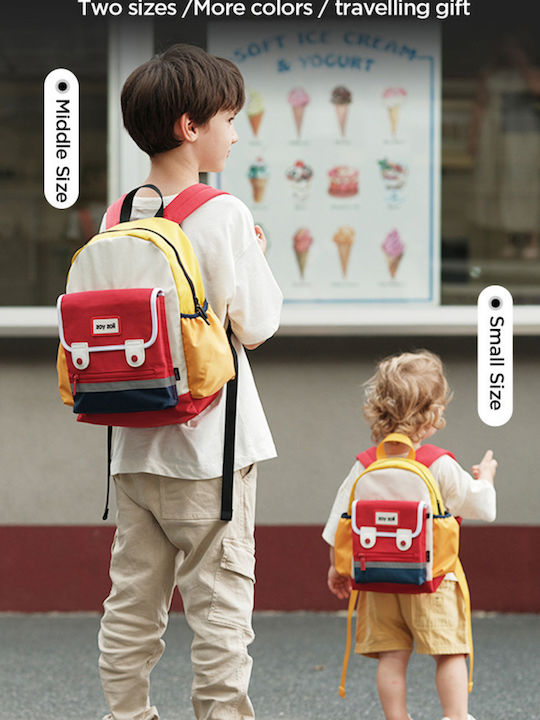 zoy zoii School Backpack For Kindergarten Green With Water Bottle Holder
