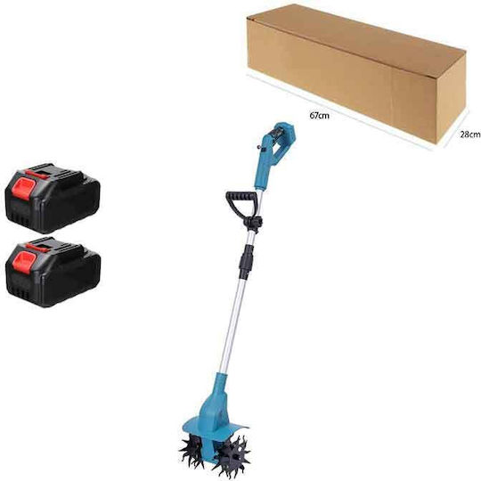 Cordless Garden Cultivator Two Batteries 68w