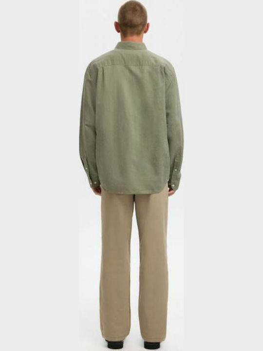 Long Sleeve Linen Shirt Vetiver