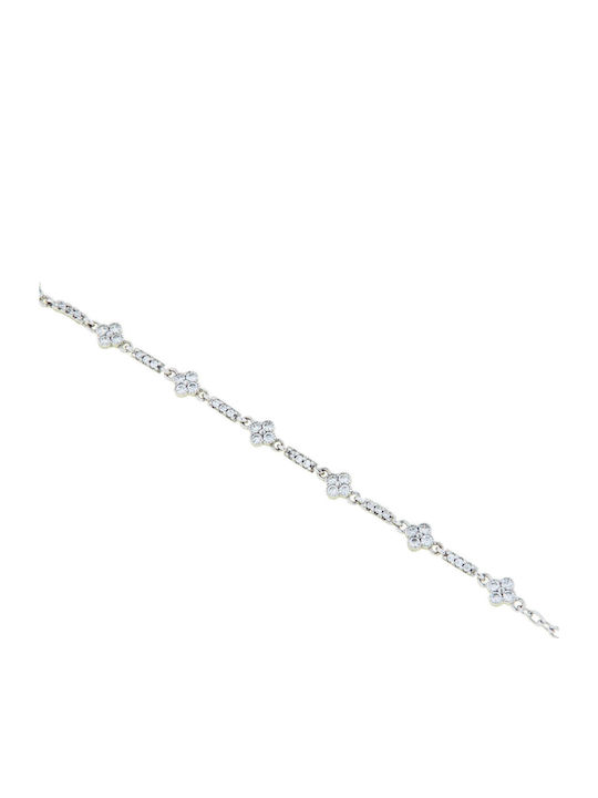 Ulysses Brățară Argint 925 Cu Zircon 21cm