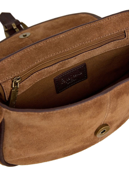 Leonor Angie Women's Shoulder Bag Tabac Brown