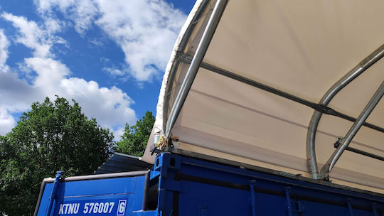 Pânză De Acoperire Impermeabilă Cu Inele 650 Gr./m² Gri 2x2m Dalimond
