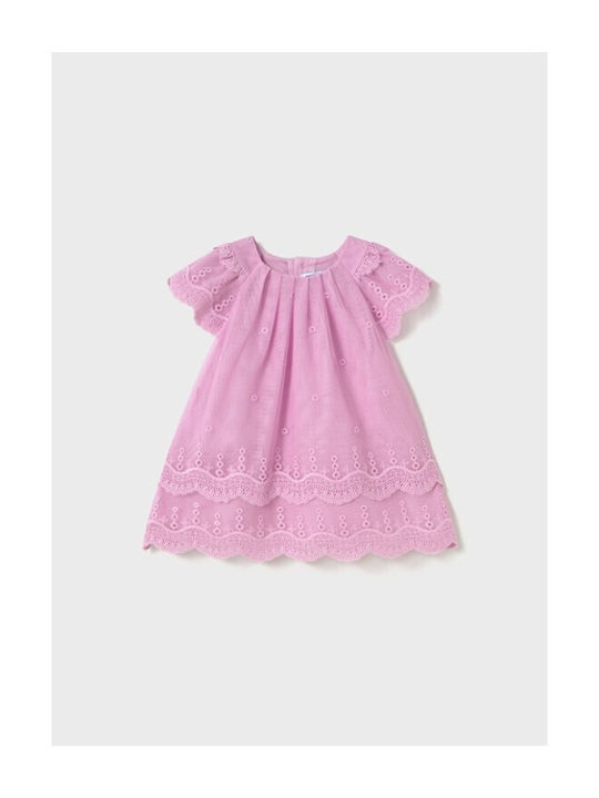 Kinderkleid Ärmellos Tüll Purple