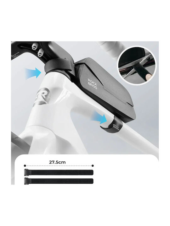 Rockbros Tăsăndă Scurtă de Cadru pentru Bicicletă 0.9l Neagră