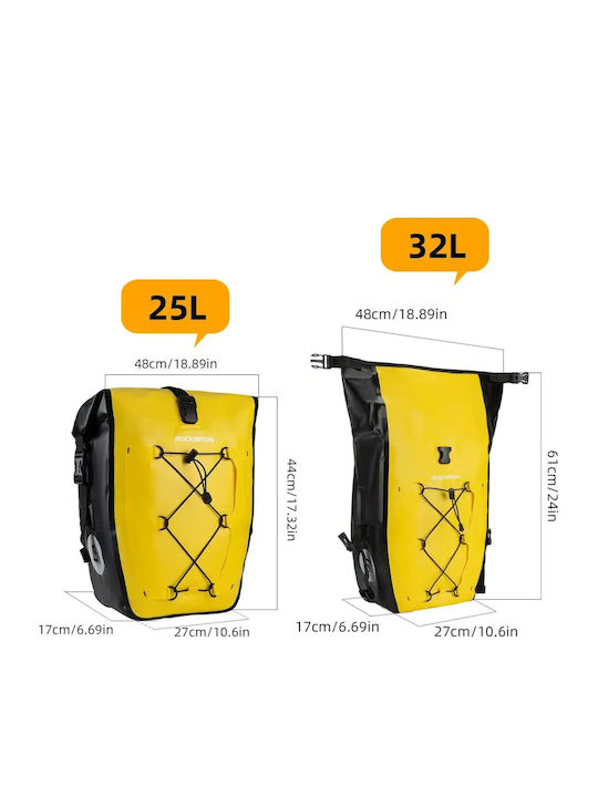 Rockbros 30140022005 Gepäckträgertasche Gelb