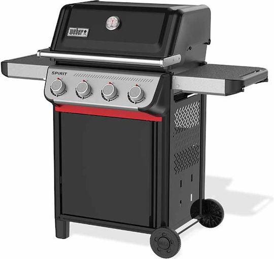 Weber Spirit E-415 Ψησταριά Υγραερίου Μαντεμένιας Σχάρας 61x45εκ. με 4 Εστίες 8.21kW