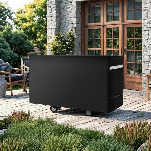 Vevor Κάλυμμα Ψησταριάς 66 Ιντσών Καλύμματα Bbq Εξωτερικές Ψησταριές Αδιάβροχο Ανθεκτικό Στο Ξεθώριασμα Ανθεκτικό Στις Καιρικές Συνθήκες Heavy Duty Πολυεστέρας 600d Εύκολη Τοποθέτηση Αφαίρεση Πόρπες Ασφαλείας Μαύρο
