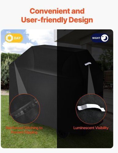 Κάλυμμα Γκριλ Vevor 58 Inch 147,3 Cm Heavy Duty Bbq Gas Grill Cover Εξωτερικού Χώρου Αδιάβροχο