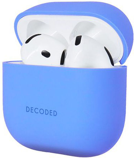 Decoded Aircase Θήκη Σιλικόνης σε Μπλε χρώμα για Apple AirPods 4