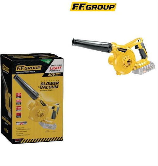 FFG CAB 20V Plus Suflantă / Aspirator de Mână Cu Baterie 20V Solo cu Reglare a Intensității & Viteză Maximă a Aerului 270km/h