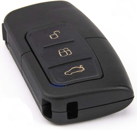 Autoschlüsselhülle mit Lama HU101 Ohne Tasten Für Ford