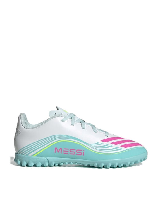 F50 Messi Club TF Kids Soccer Cleats & Shoes Turf White