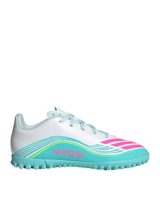 F50 Messi Club TF Kids Soccer Cleats & Shoes Turf White