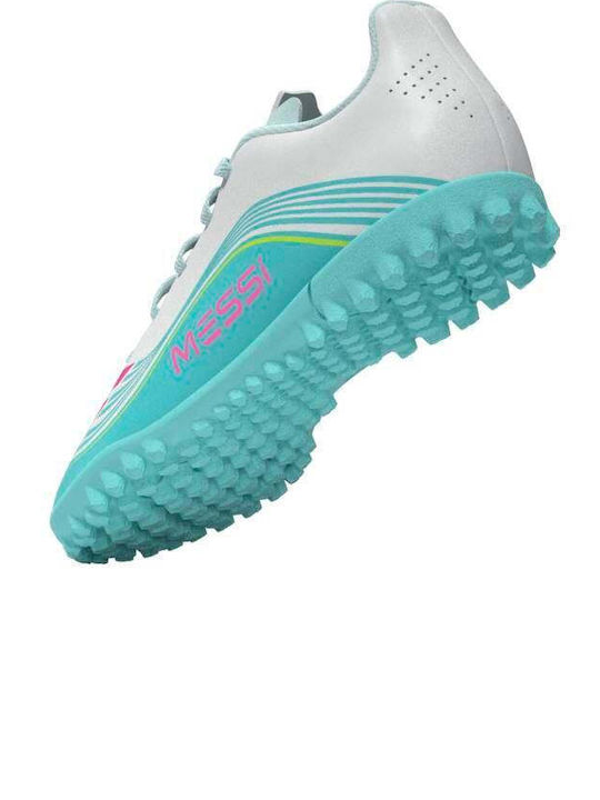F50 Messi Club TF Kids Soccer Cleats & Shoes Turf White