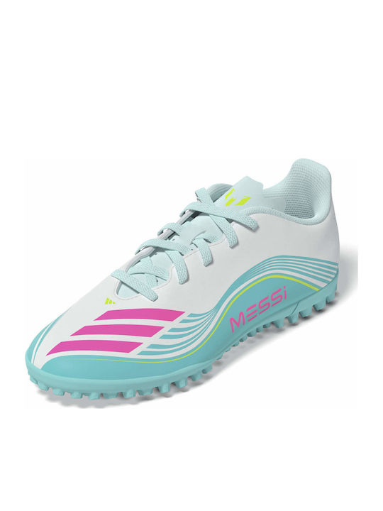 F50 Messi Club TF Kids Soccer Cleats & Shoes Turf White