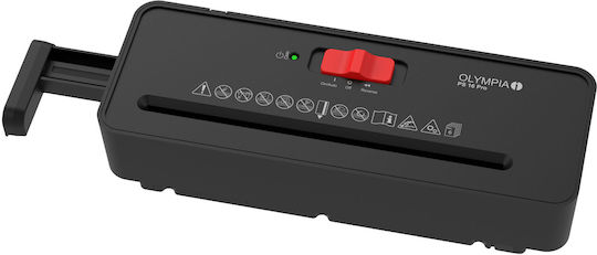 Olympia Document Shredder Strip Cut With 7lt Bin