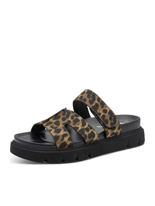 Anatomic Summer Women's Platform Slippers Style Brown