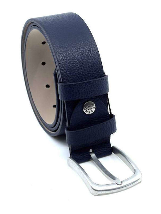Herren Gürtel aus Künstliches Leder Blau