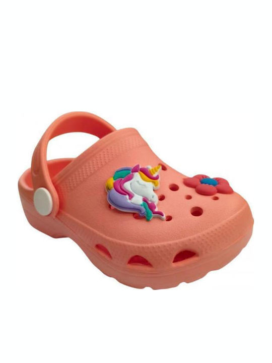 Kids Beach Clogs Orange