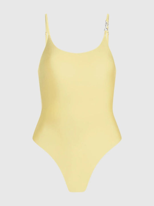 One Piece Swimsuit Yellow