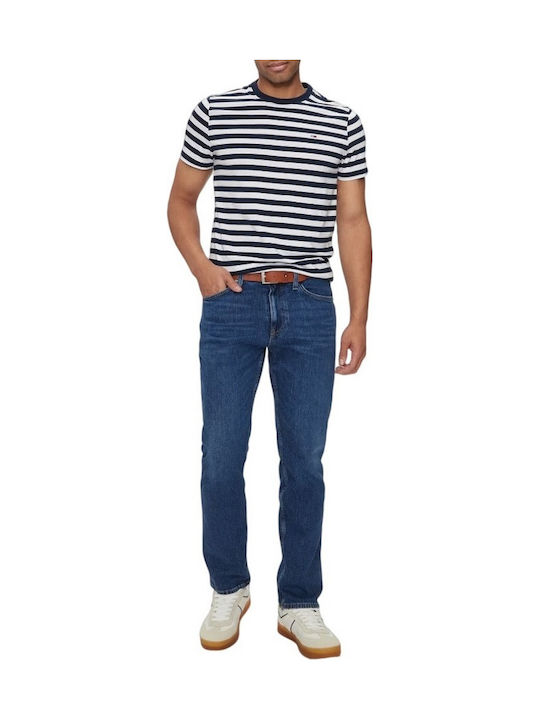 Ryan Men's Jeans Pants with Regular Straight Fit Blue