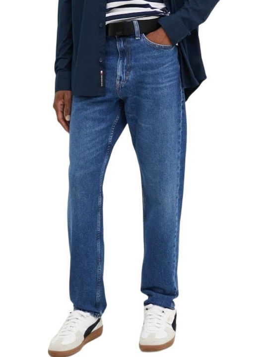 Isaac Ανδρικό Παντελόνι Τζιν με Relaxed Tapered Εφαρμογή Μπλε