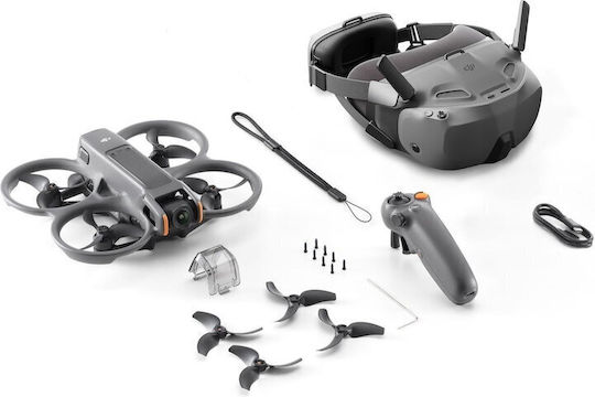 DJI Avata 2 (Fly Smart Combo) Дрон с Камера 4K 60fps Съвместим с FPV Очила
