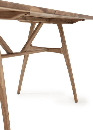 Massivholz Walnuss Esstisch Slim 150x80x74,5cm
