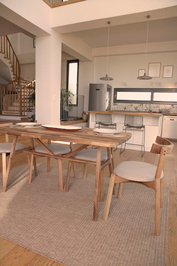 Massivholz Walnuss Esstisch Slim 150x80x74,5cm