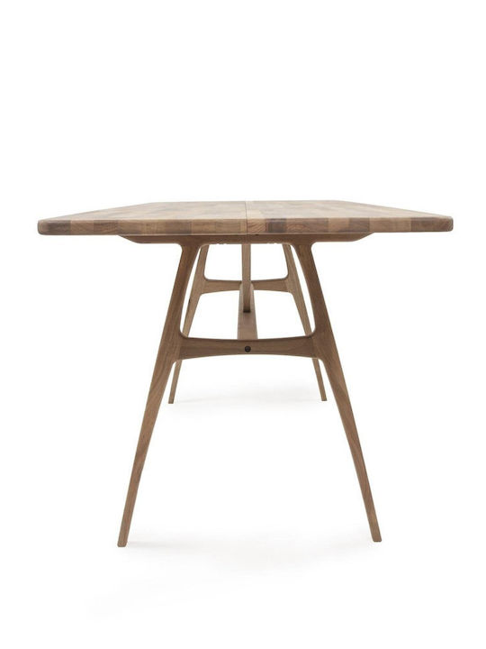 Μασίφ Τραπέζι Καρυδιάς Slim 150x80x74,5cm (160x80x74,5cm)