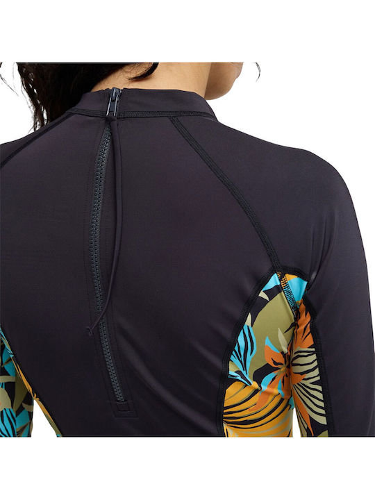Tropic Active Swimsuit With Zipper Black