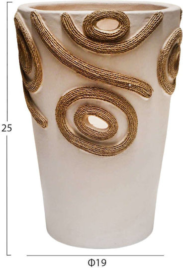 Ceramic Orange Vase