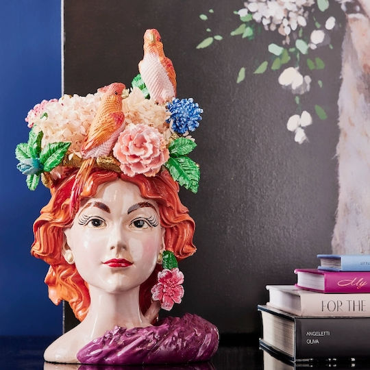 Werner Voss Polyresin Multicolour Vase