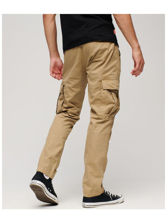 Trousers Cargo Elastic in Regular Fit Khaki