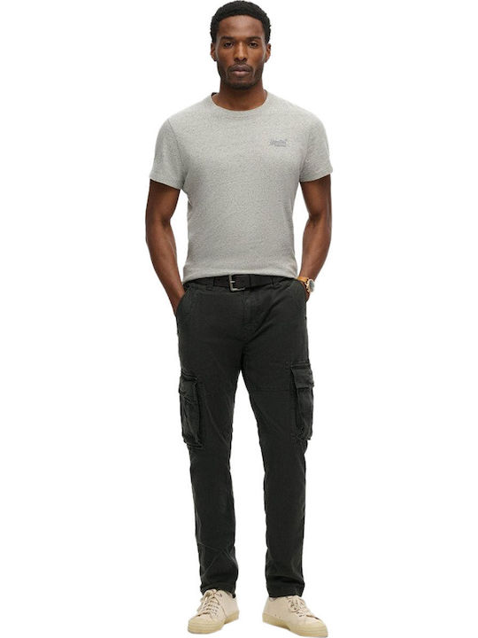 D2 Ovin Core Trousers Cargo Elastic in Regular Fit Black