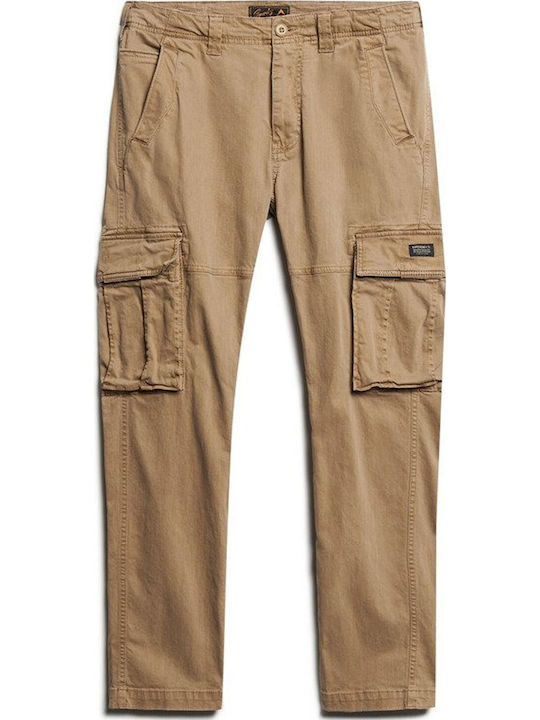 Trousers Cargo Elastic in Regular Fit Khaki
