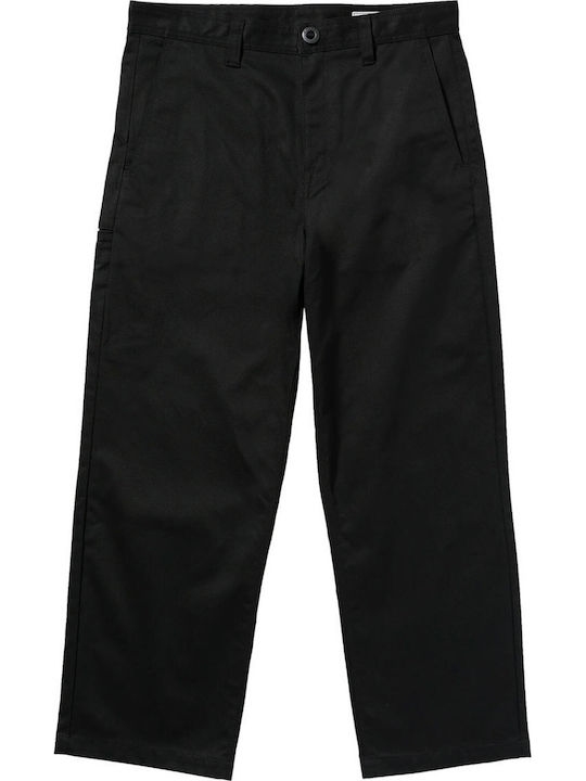 Frickin Skate Παντελόνι Chino σε Relaxed Εφαρμογή Black