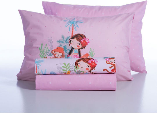 Nef-Nef Homeware Сет Единични Памучни Сетове Welcome To India Лилав 170x260cm 3 Броя