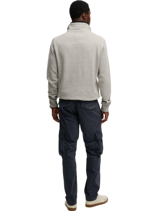 Ανδρικό Παντελόνι Cargo Ελαστικό Regular Fit French-navy