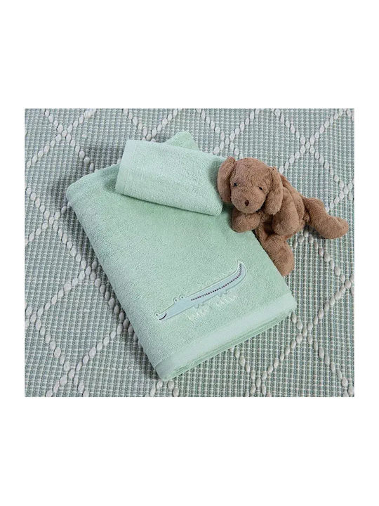 Nef-Nef Homeware Σετ Βρεφικές Πετσέτες 2τμχ Savana Πράσινες Βάρους 420gr/m² Nef-Nef Homeware Σετ Βρεφικές Πετσέτες 2τμχ Savana Πράσινες Βάρους 420gr/m²