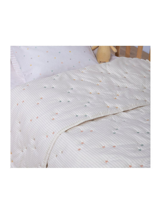Nef-Nef Homeware Happy Детско Одеяло Микрофибър Екрю 80x110см Nef-Nef Homeware Happy Детско Одеяло Микрофибър Екрю 80x110см